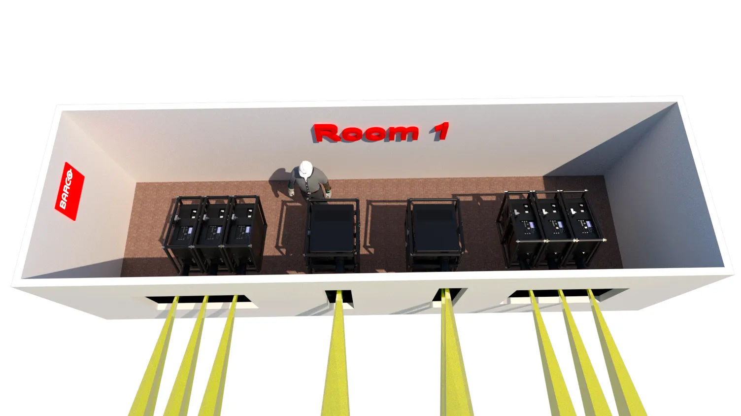 Projector rooms